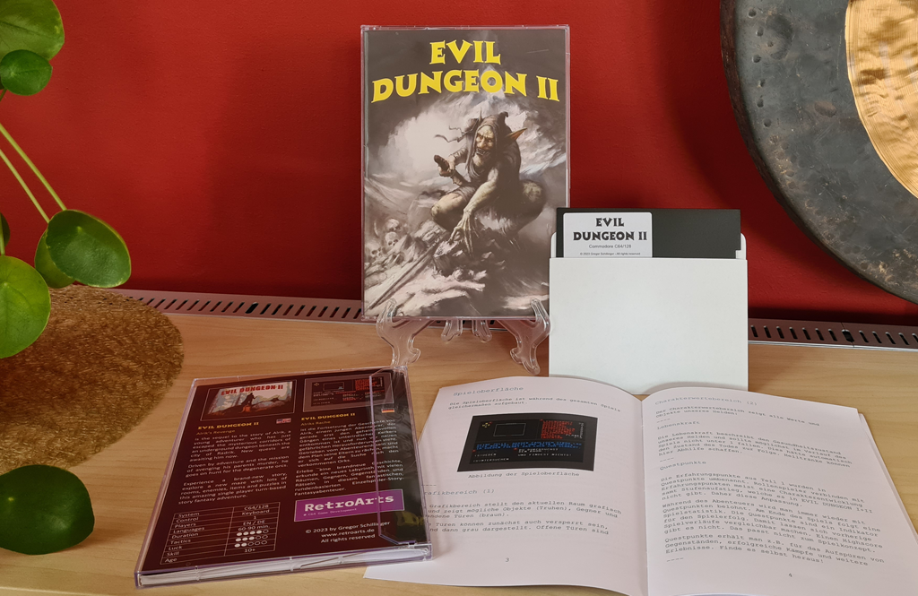 EVIL DUNGEON II (C64) release date and pre-order option!